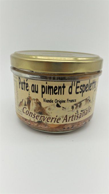 Paté au piment d'Espellette