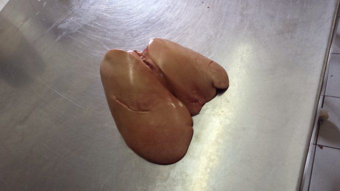Foie gras frais de canard - Déveiné vendu à la pièce