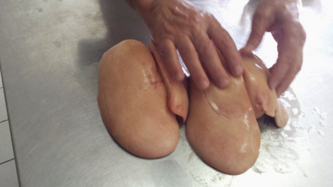 Foie gras frais de canard - Déveiné vendu à la pièce