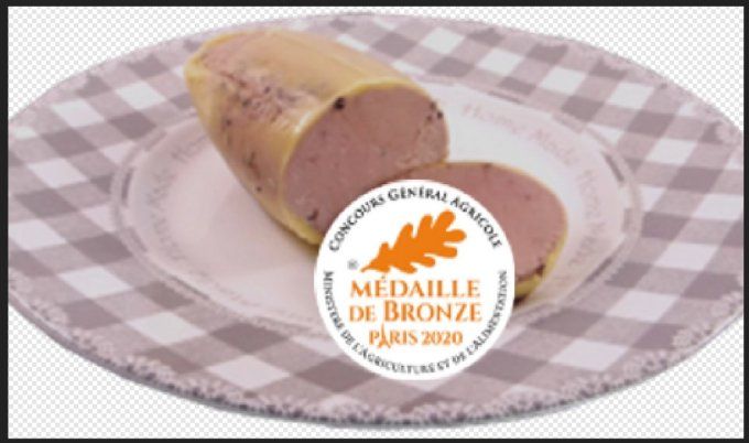 Foie gras frais de canard MI-CUIT du Gers (2 fois médaillé 2019/2020)
