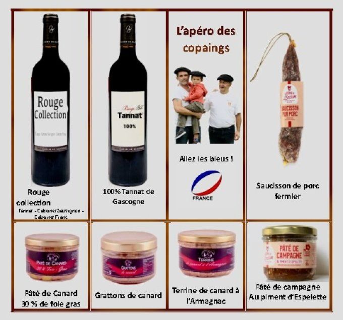 Apéro des copaings ! Offre coupe du monde.