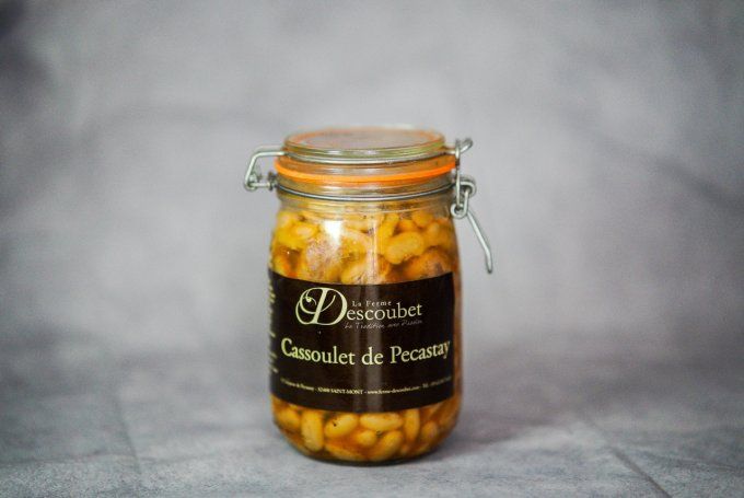 Cassoulet aux haricots Tarbais & au porc Noir Gascon 
