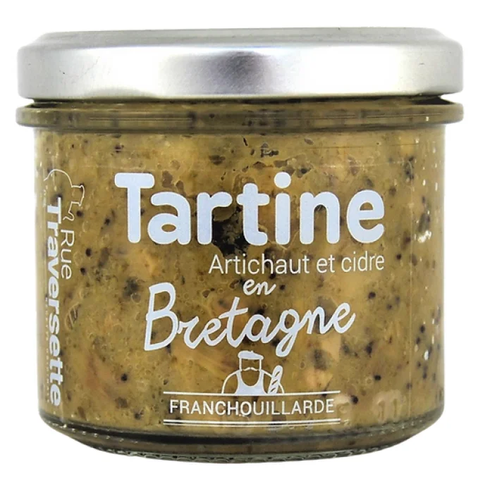 Tour de France - Tartine en Bretagne Artichaut cidre.