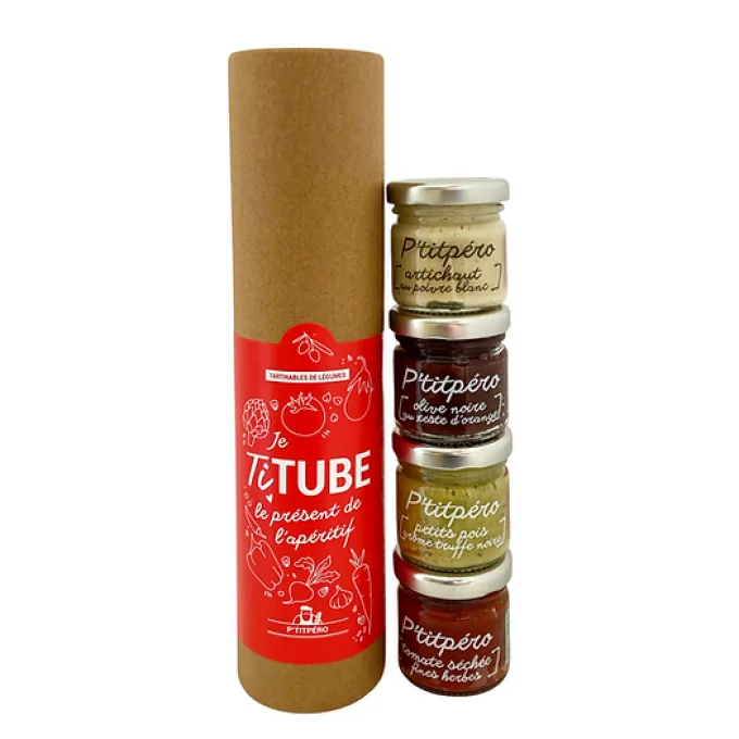 Je Titube - artichaut, olive noire, petit pois et tomate