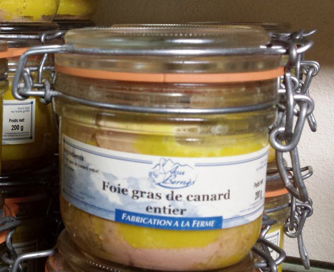 Foie gras entier de CANARD en conserve