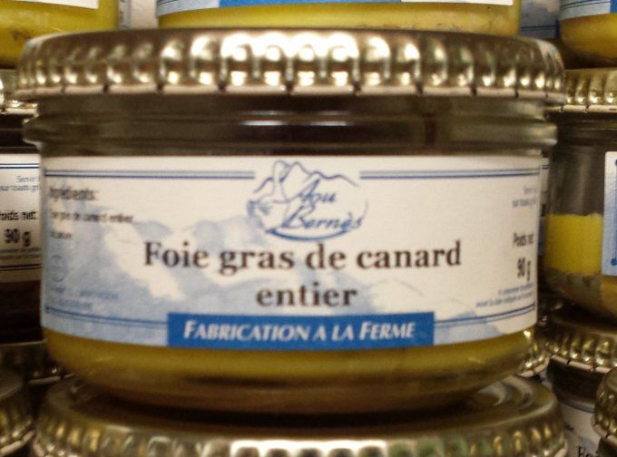 Foie gras entier de CANARD en conserve