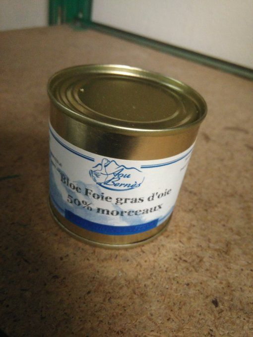 Bloc de foie gras de canard 35% de morceaux