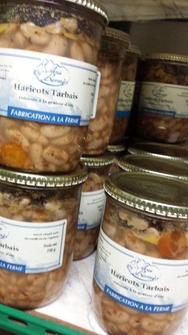 Haricots Tarbais cuisinés 