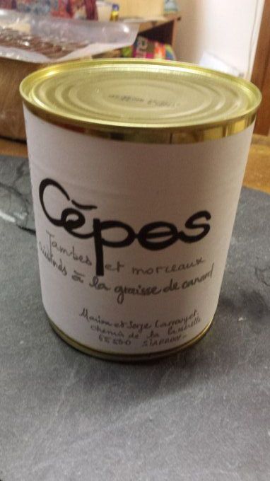 Cépes en conserve