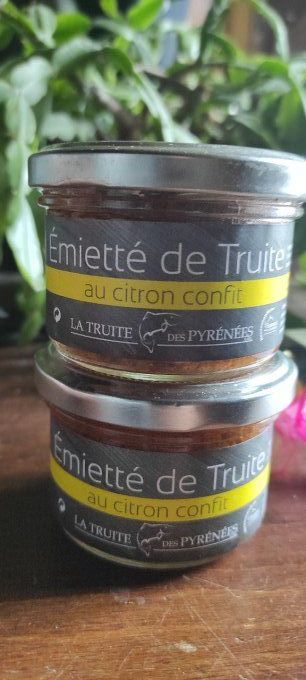 Emiettés de truite au citron confit